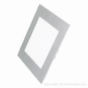 LED Panel Light w/ 90-piece of SMD LED, 10W Power Consumption and 5,700 to 7,000K Color Temperature